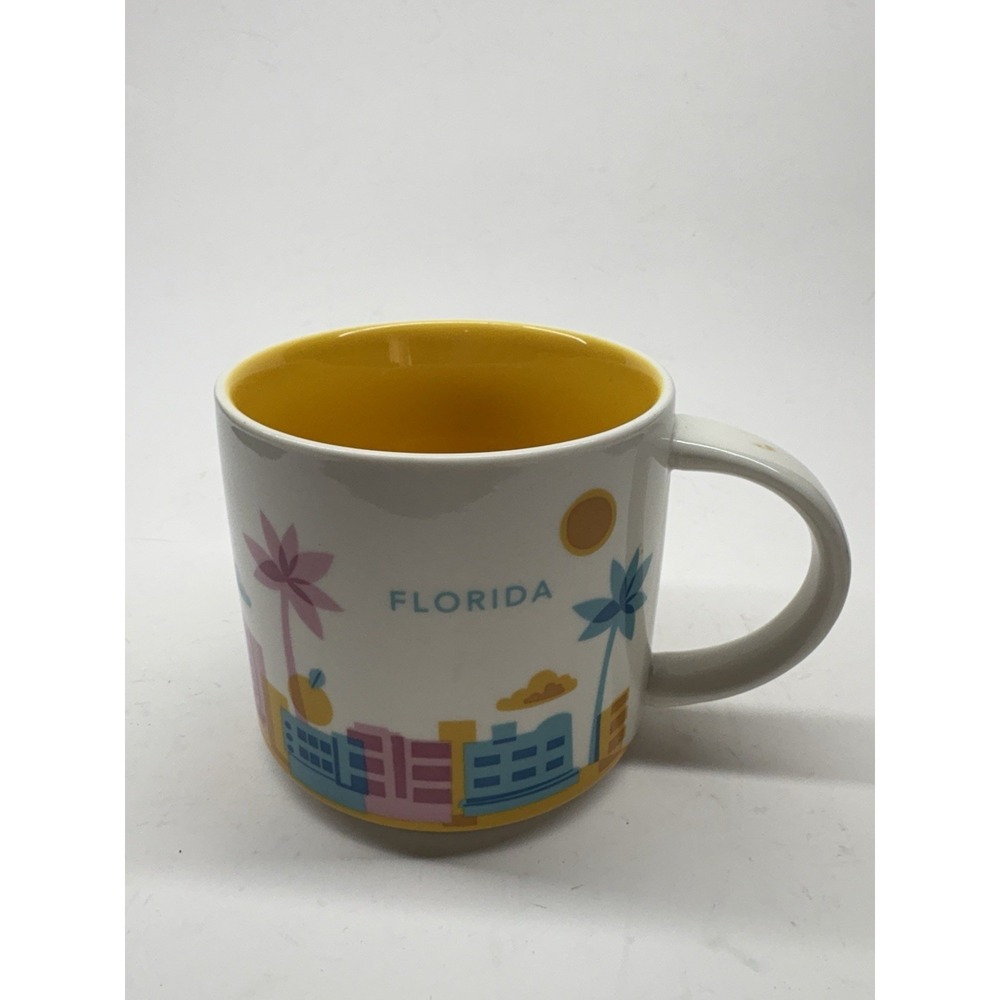 Starbucks Florida‎ You Are Here Series Collection 14oz Coffee Tea Mug Cup 2013